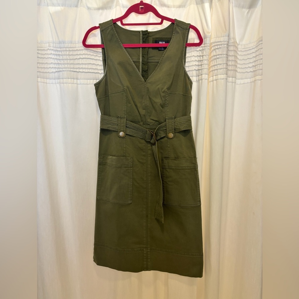 Maeve Anthropologie green dress